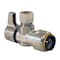 Apollo 1/2 in. Chrome-Plated Brass Push-to-Connect x 3/8 in. O.D. Compression Quarter-Turn Angle Stop Valve FSBVA1238C - alternate 7